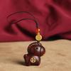 Sandalwood Zodiac Horse Carriage Keychain and Pendant