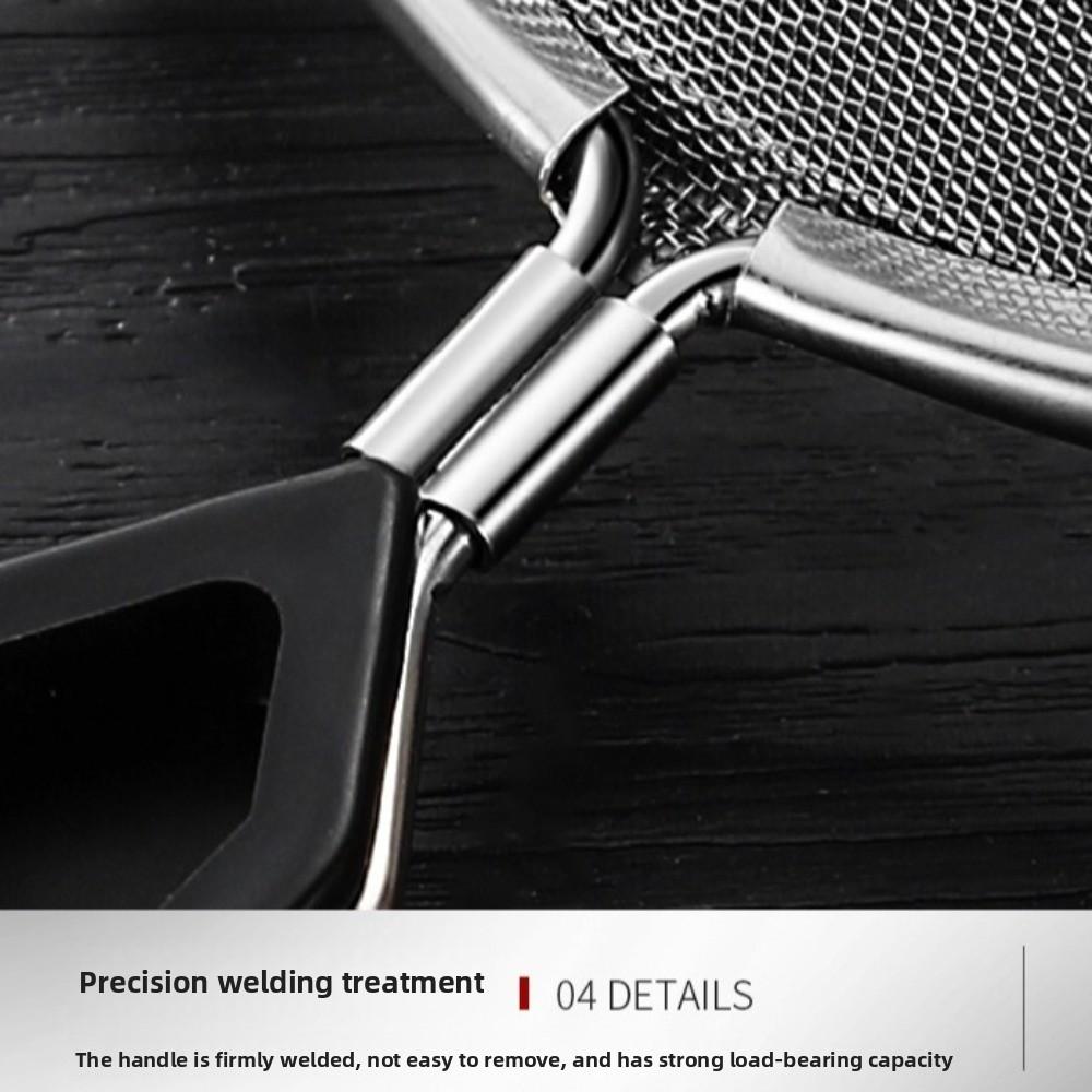 Stainless Steel Food Strainer Colander Easy To Clean Rust-Proof Matcha Sifter Small 12 14 16 20 22cm Cocktail Sieve for Kitchen