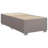 VidaXL Cadre de lit Taupe 90x200 cm Tissu, sommier, cadre de lit plateforme, cadre de lit rembourré, meuble de chambre à 3284447