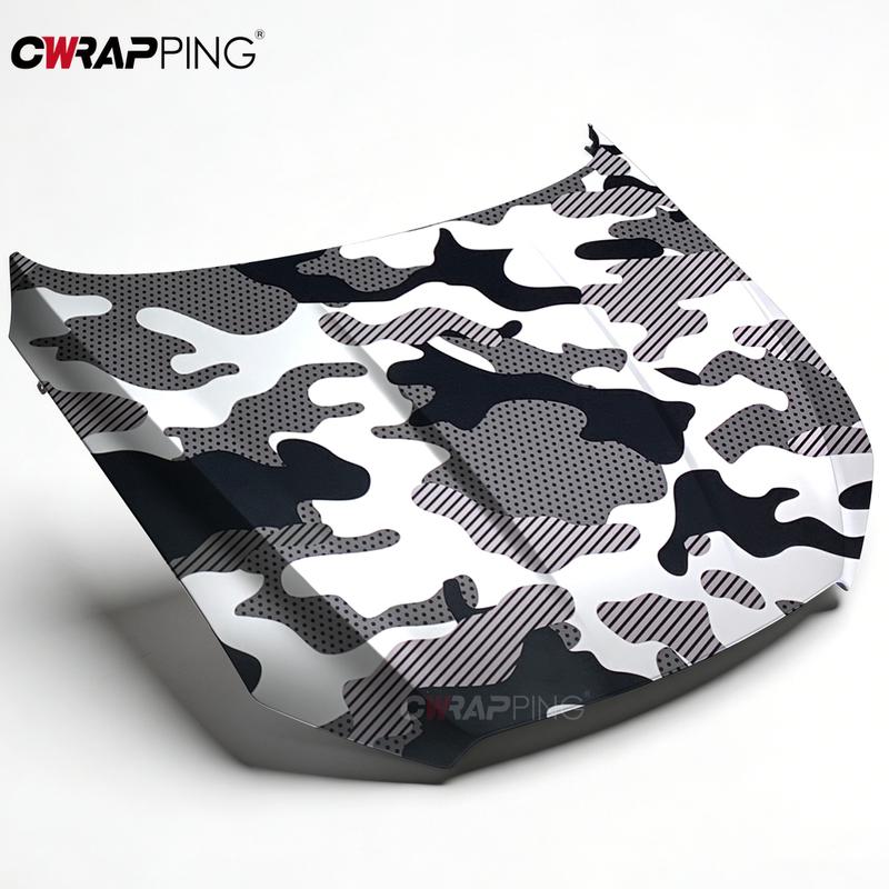 Stickers for Car Adhesive Vinyl Paper for Car Camouflage Film Camo Vinyl Wrap Black Accessories Auto Jeep Off-Road Body Covering