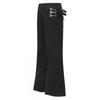 American Deconstructed Multi-Strap Button Flare Pants High Street Slim Fit Bootcut Trousers