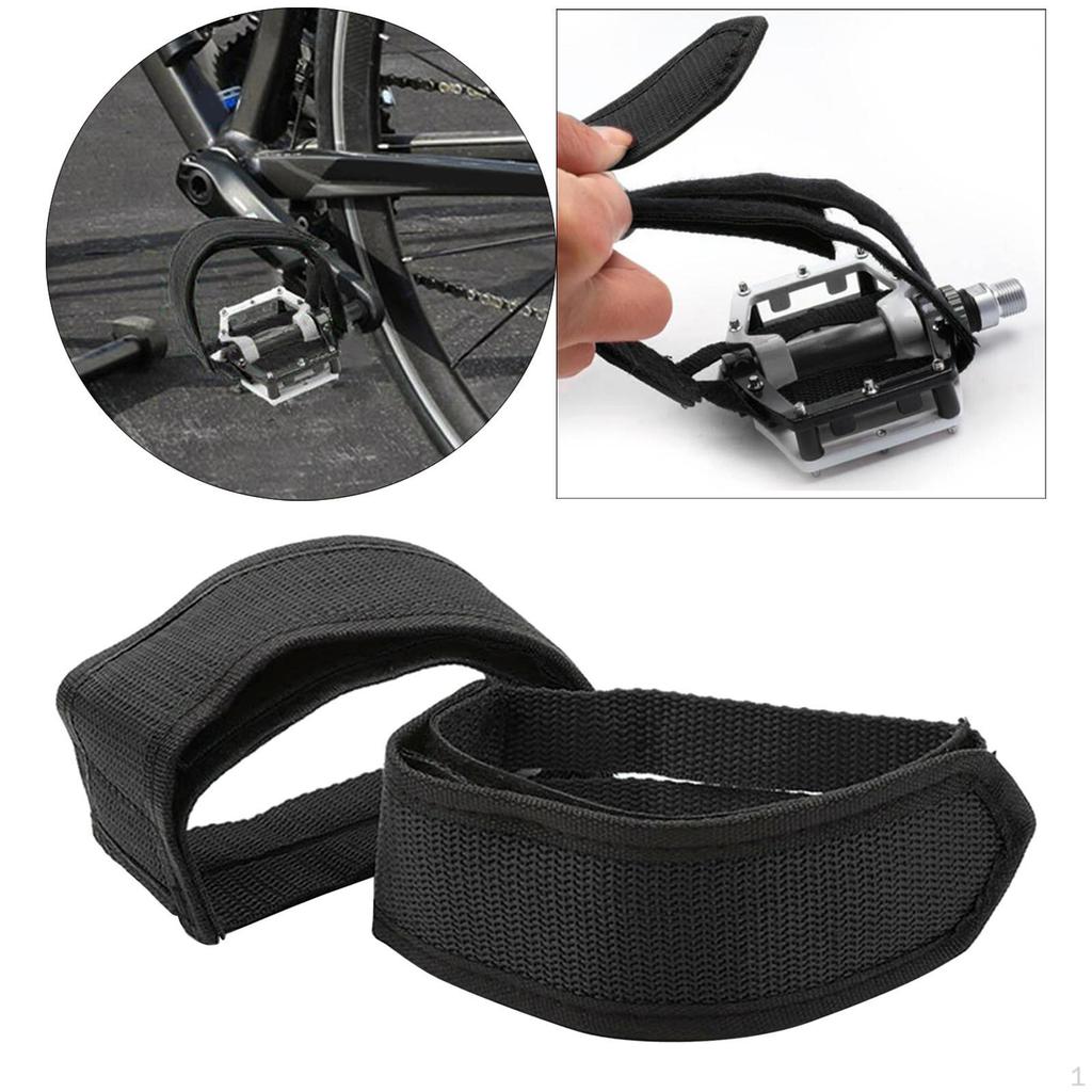 Pedal Strap Toe Clips Straps for Indoor Bicycle Cycling Adults Kids