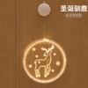 Christmas Decoration Light Neon LightLEDString Lights3DLetter Sucker Hanging Lamp Acrylic Pendant Room Atmosphere Colored