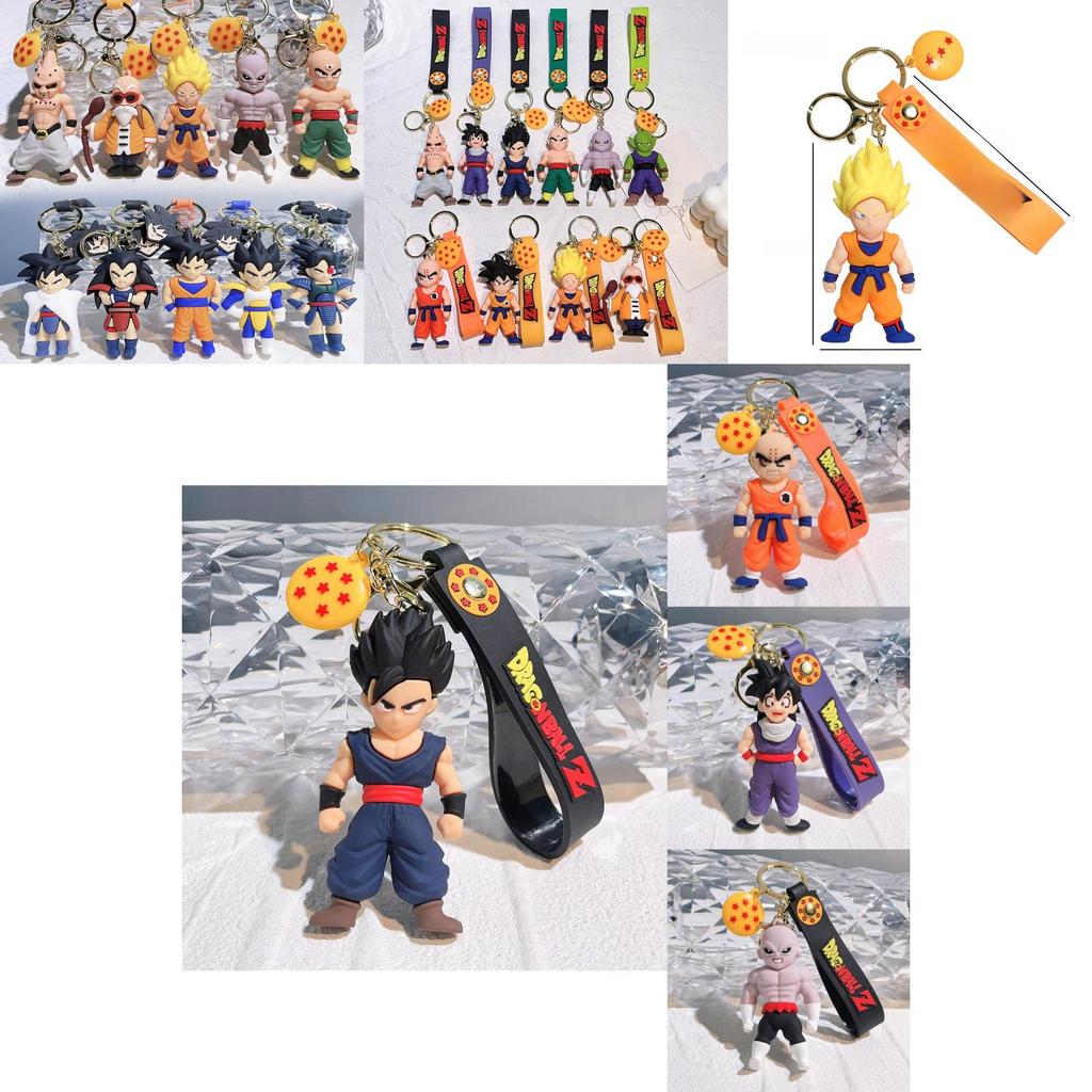Uroczy breloczek Dragon Ball Anime Zawieszka do torby samochodowej Silikonowy Prezent Urodzinowy