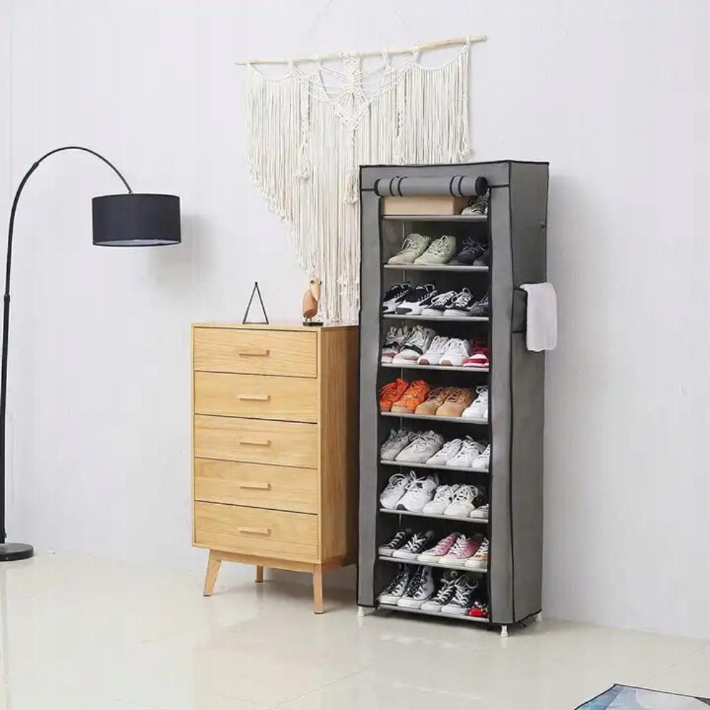 Wardrobe, shelf, shoe cabinet, foldable, fabric, textile, organizer, 160 cm
