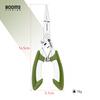 Booms Fishing H1 Fishing Cuts PE Removes Includes Butt Black Pliers, Line, Hooks, Rope, (H01 Green)