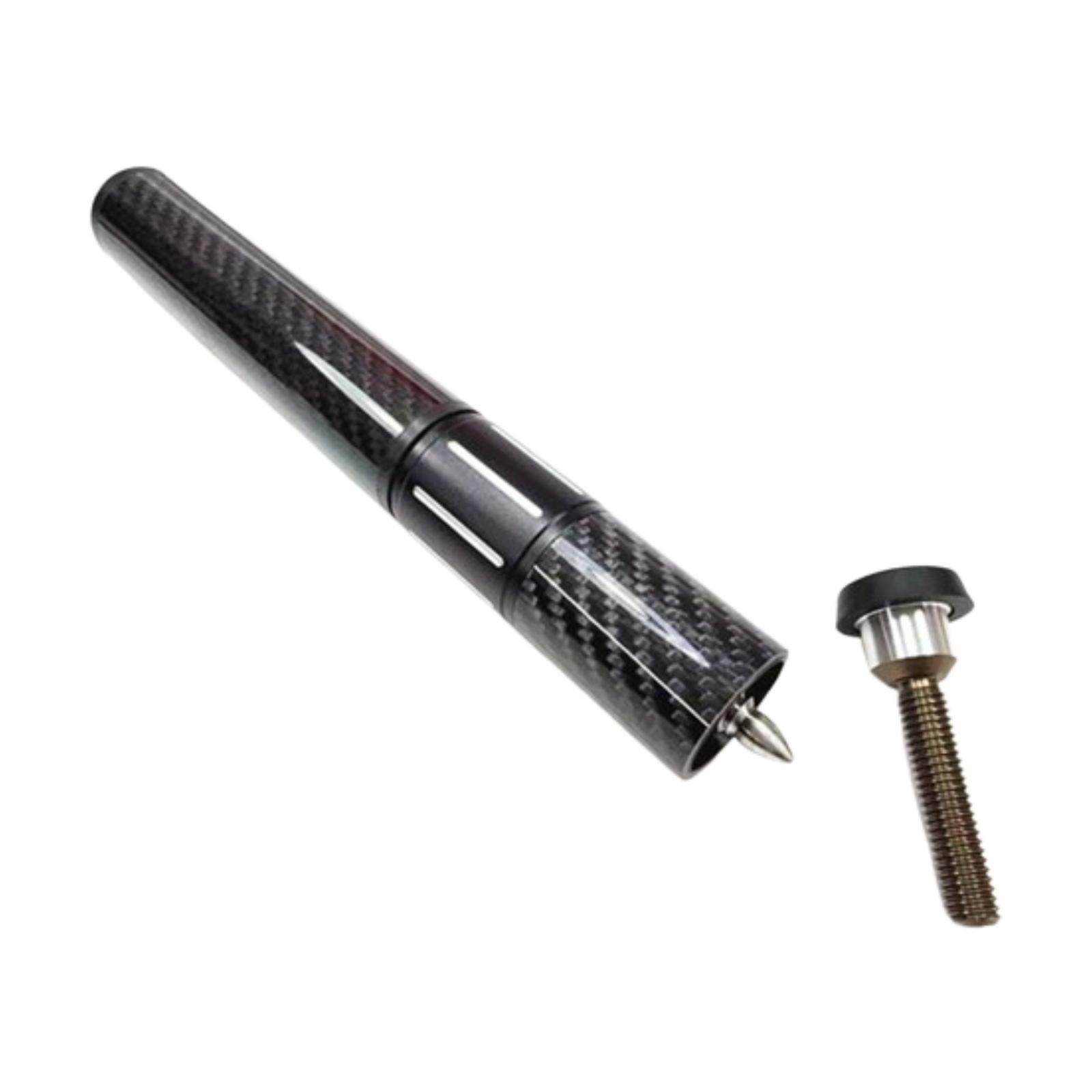 

Billiards Cue Extension Adjustable Snooker Compact Practice Lightweight Pool Cue Extender Training End Lengthener for Adults чорний