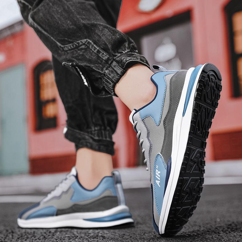 Men's Shoes Lightweight Men's Versatile Wear-resistant Board Shoes Soft Sole Thickened Sports and Leisure Trendy Shoes