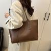 Casual personality women's tote bag large capacity bag fashion trend texture simple new shoulder bag