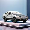 1/32 Maßstab Simulation Toyota AE86 Metalllegierung Spielzeugauto Diecasts Spielzeugfahrzeuge Dekoration Modell Miniatur Weihnachtsgeschenk Spielzeug für Kinder Junge