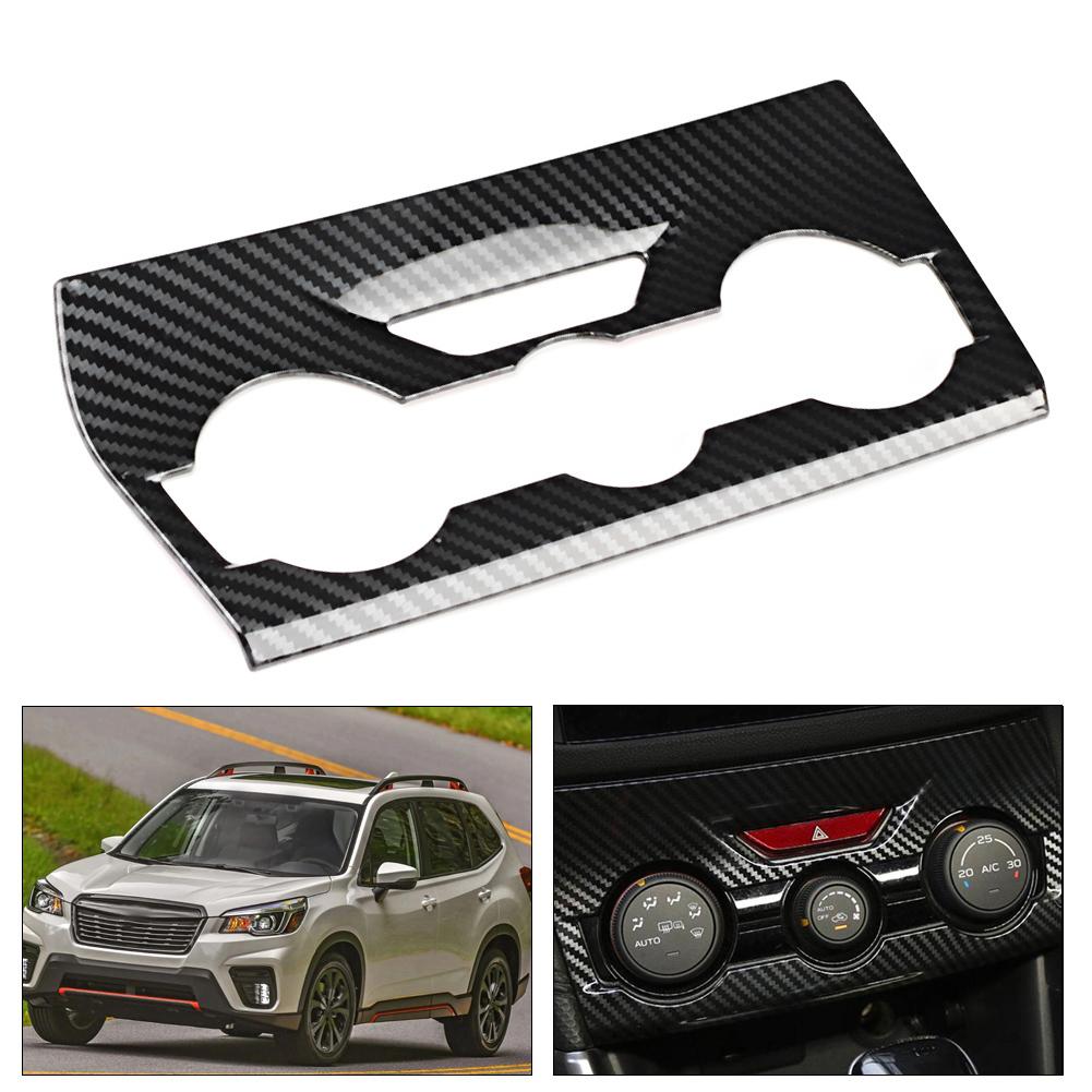 Car Air Condition Panel Cover Trim Carbon Fiber Decoration Fit for Sticker Subaru Forester SK