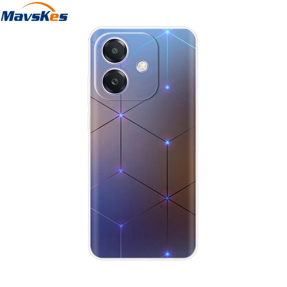 Oppo A3x A3 4G 5G Kılıfı CPH2669 Boyalı Çiçekli Kapak Darbeye Dayanıklı Telefon Kılıfı Oppo A3x OppoA3 OppoA3x İçin Yumuşak TPU Kılıflar Kılıf