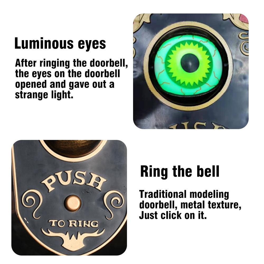 One-eyed Doorbell Home Hanging Electric Luminous Sounding Doorbell Eyeball