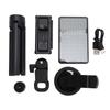LED Fill Light 2500K-9000K Adjustable Brightness Photography Light with Clamp CPL Polarizer and Tripod High Color Rendering