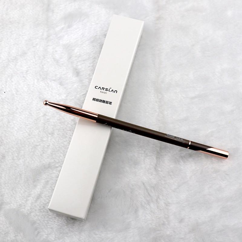 CARSLAN Fine Micro-Carving Eyebrow Pencil 04 Smoky Gray Brown Ultra-Fine Ultra-Fine Waterproof Rotate Long-Lasting Fadeless Genuine Goods