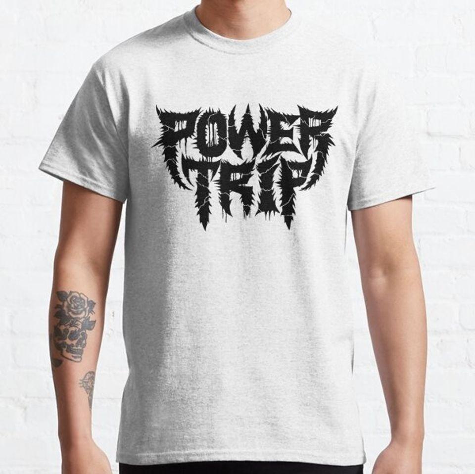 Power Trip Merch Logo T-Shirts Unisex Heavy Cotton All Sizes Reprint XL