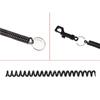 1Pc Stretching 2 Meters High-quality Bold Plastic Spring Rope with Keychain Elastic Rope Plastic Telescopic Rope with Hook Buckle