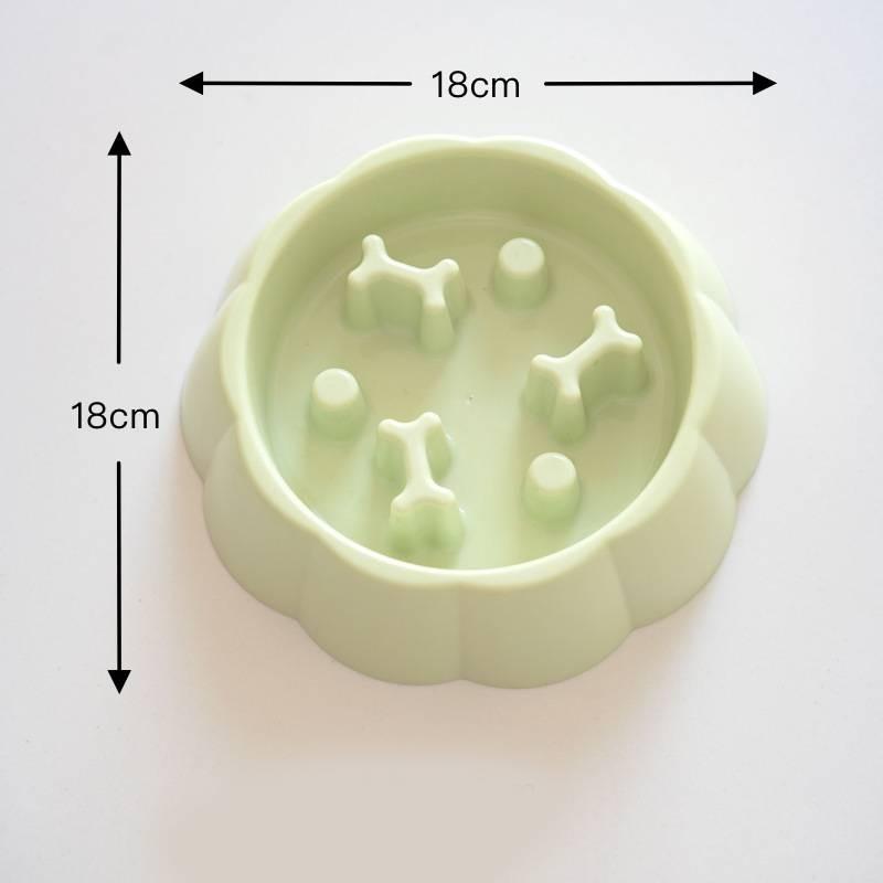 Pet Safe Slow Feed Bowl For Small Dogs And Cats With Anti Spill Design