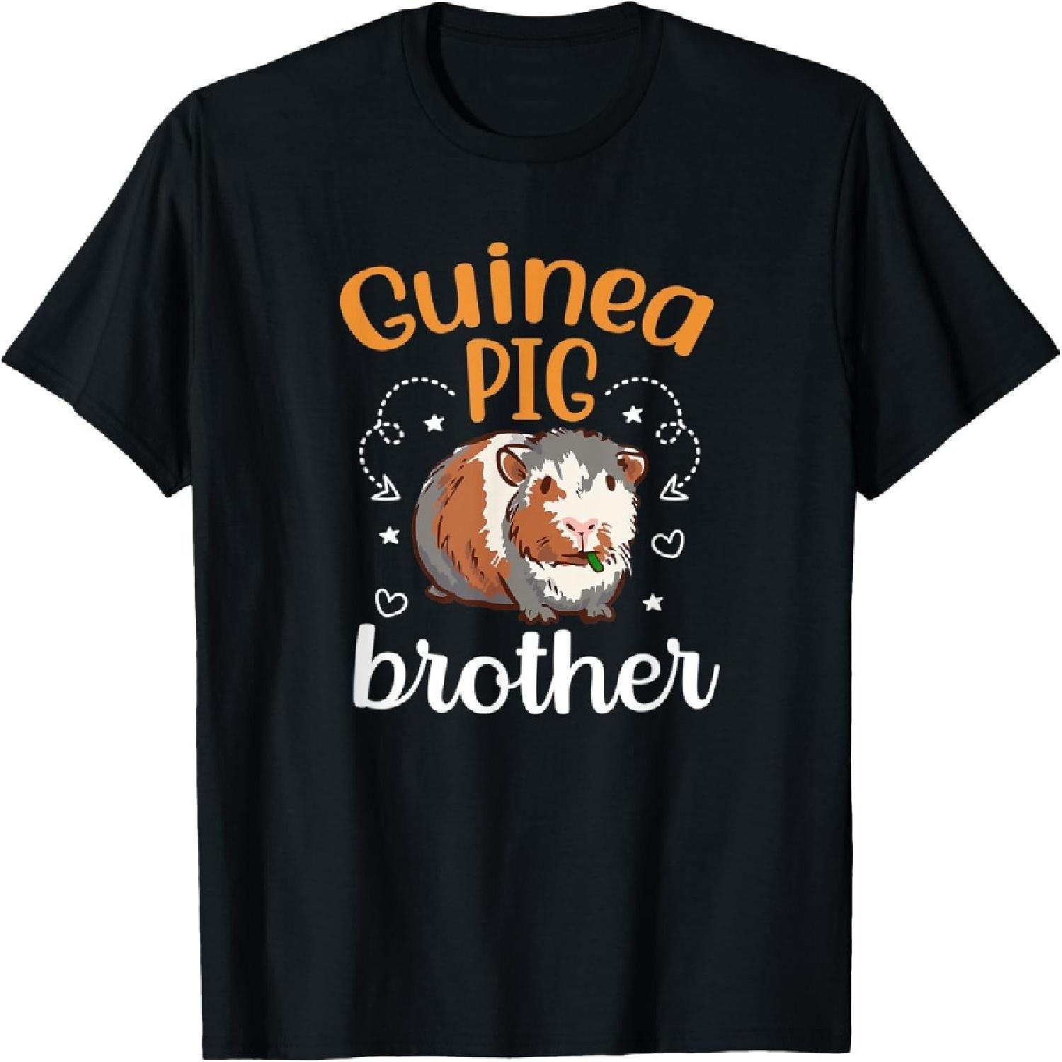 

Guinea Pig Brother Animal Lovers Cute Guinea Pigs T-Shirt XXXXXL різнокольоровий