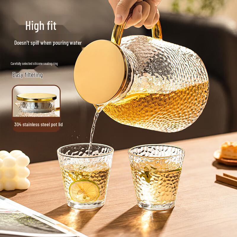 BorYiDuo 2.3L High-Temperature Glass Water Pitcher