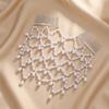 Luxury Beaded Headpiece Boho Pearl Hair Chain Vintage Wedding Hair Comb  Bridal Wear