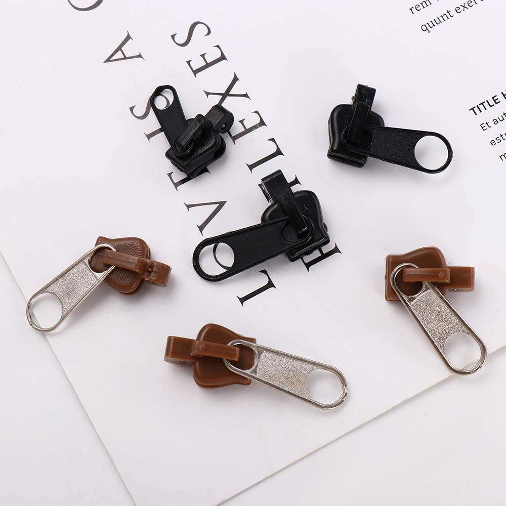 Kunststoff 6 Stück/Set Ersatz Reparatur Jacken Reparaturset Zum Annähen Reißverschluss Befestiger Schieber Zähne