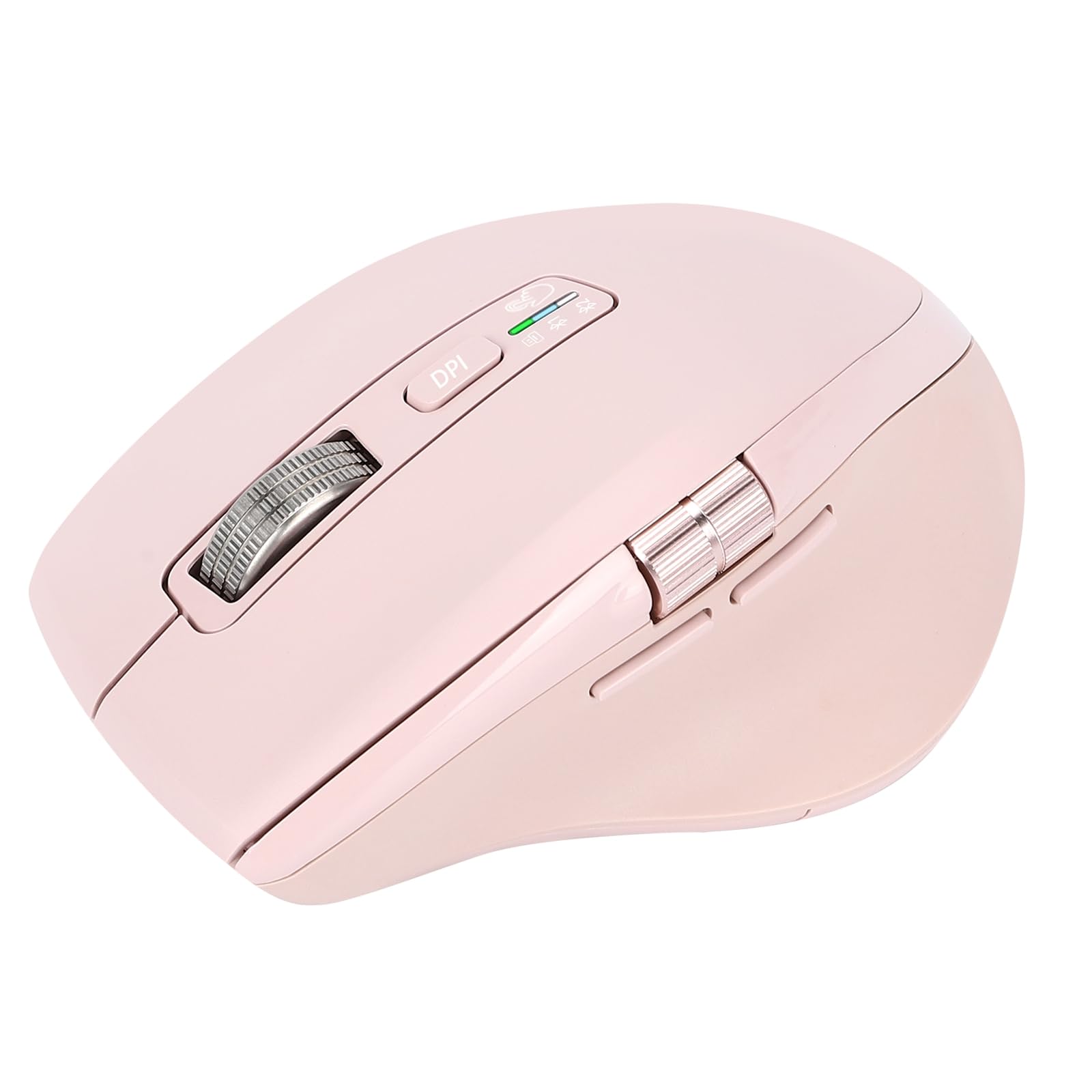 

INFINMIND Wireless Bluetooth Fast DPI Silent Side Thumb Pink Mouse, Scrolling, Switching, Multi-Device Compatible, Ergonomic, Mouse, Scrolling, рожевий