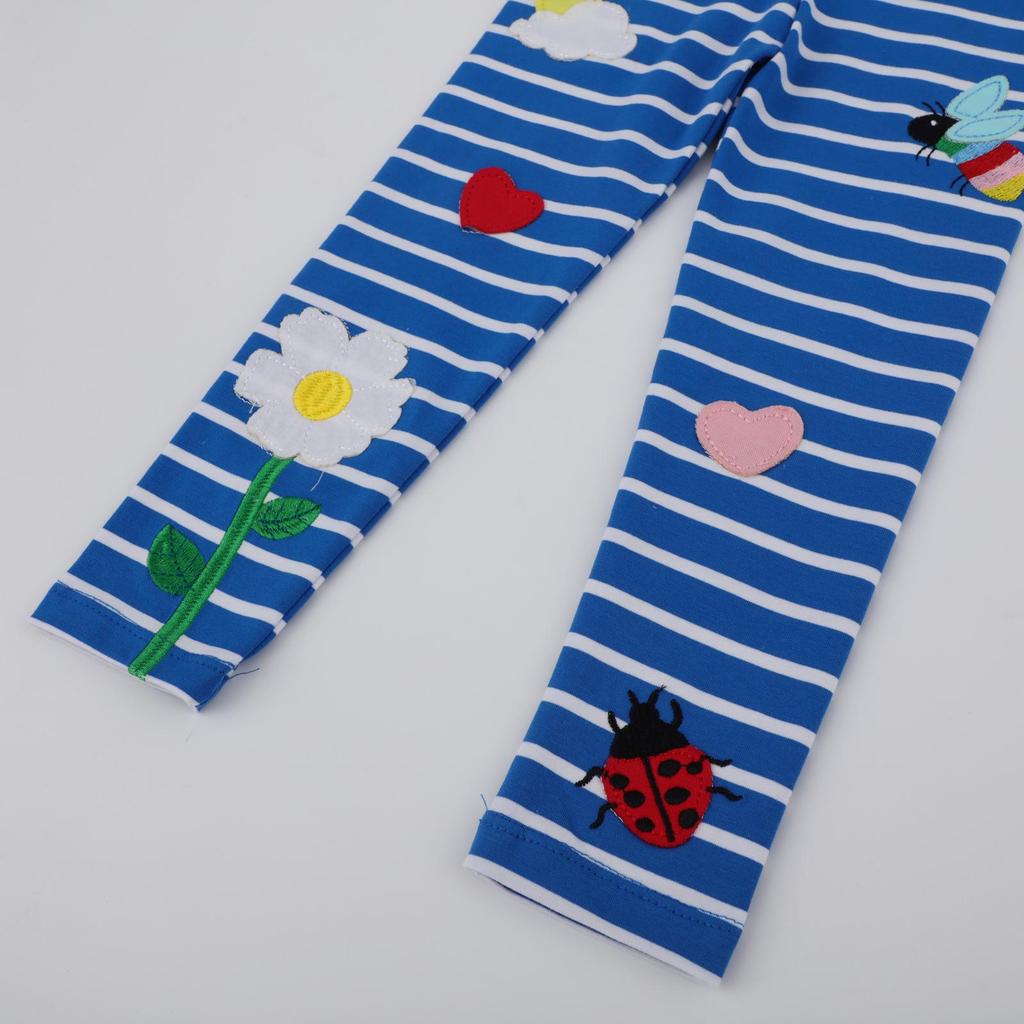 Girls' Cotton Leggings for Spring, Summer & Autumn