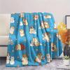 1PC Winter Hamsters Graphic Print Flannel Blanket Lightweight and portable for Home Decor Warmth and Comfort Birthday Present Birthday Gifts