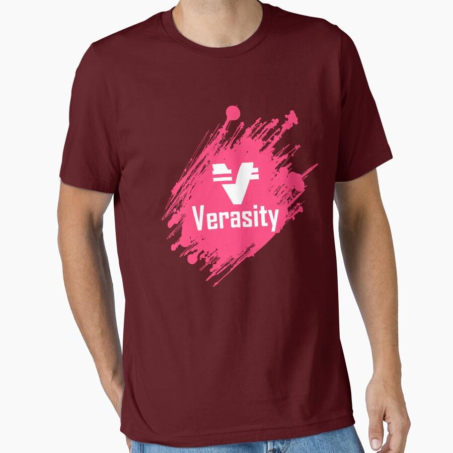 VRA Verasity  Crypto Cryptocurrency 100% Cotton Printed T Shirt for Men Large Size Adult Tops S-6XL