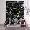 Nirvana Band Magazine Classic Anime Cartoon Tapestry Art Science Fiction Room Home Decor Wall Hanging Home Decor
