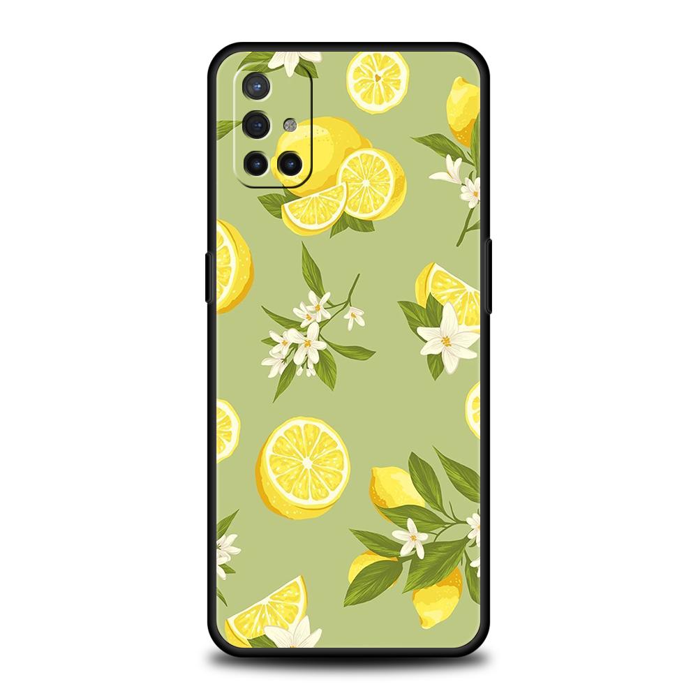 Phone Case For OnePlus 13 12 11 10 9 Pro 9T 13R 12R 10R 9R 9RT 10T 8T 8 Nord 2T CE 2 3 5G N200 N30 Soft Cover Fruit Lemon