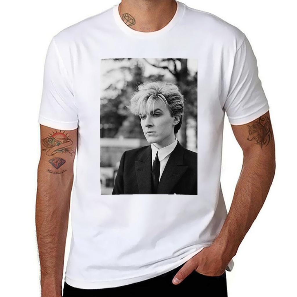 Vintage David Sylvian Tshirt Breathable Mesh Panel Tshirt