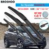 Car Wiper Blade For Hyundai Tucson TL 26"+16"+14" 2016-2020 Auto Windscreen Windshield Wipers Blades Window Wash Fit U Hook Arms