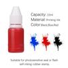 DIY Craft Photosensitive Make Seal Red Black Seal Stamp Oil Inkpad Flash Refill Ink 10ml