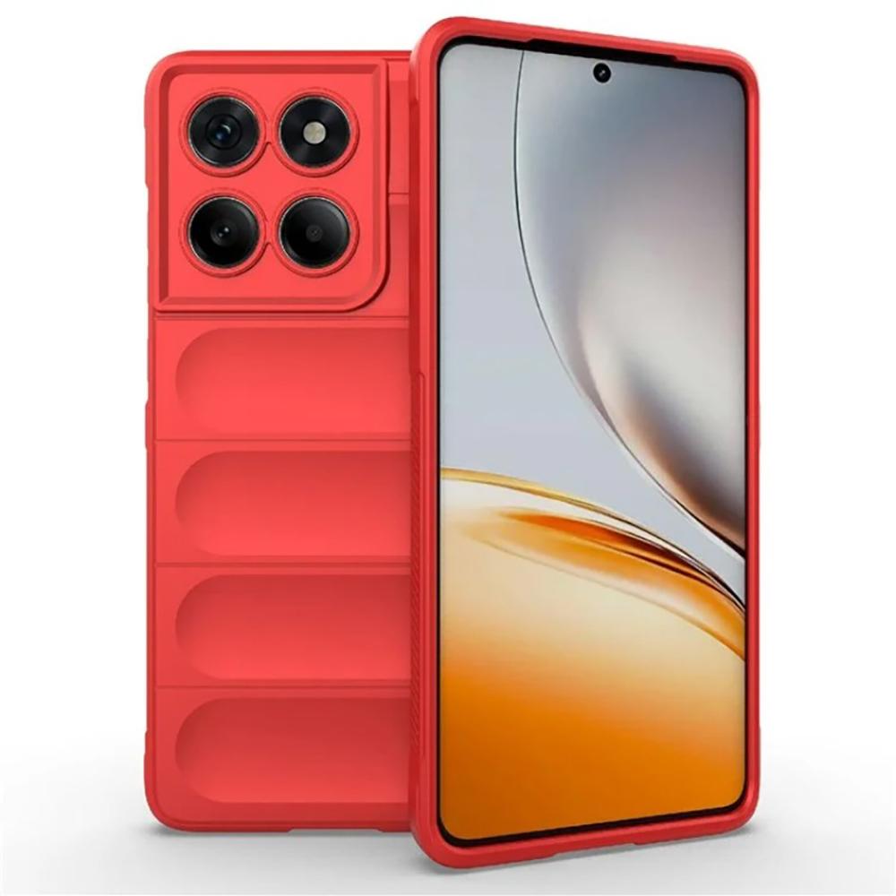 WANLONFENG HD Series For Motorola Edge 60 Fusion 5G TPU Case Anti Slip Phone Cover with Tempered Glass Film