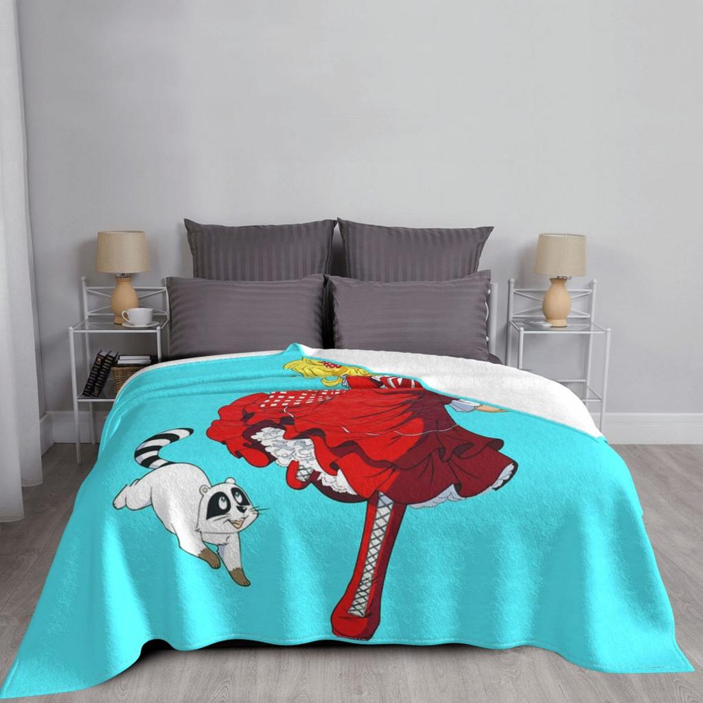 Candy Candy Anime Manga Decken Weiche Warme Flanell Überwurfdecke Tagesdecke für Bett Wohnzimmer Picknick Reise Zuhause Sofa