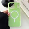 Luxury Candy Matte for Magsafe Case for iPhone 17 Air 16 15 14 13 12 Pro Max 11 16Plus 16E 17Pro Magnetic Clear 2 IN 1 Cover