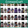 Ena Dream Bbq Pattern Childrens Backpack Lunch Bag Pen Case Set Schoolbag Gift