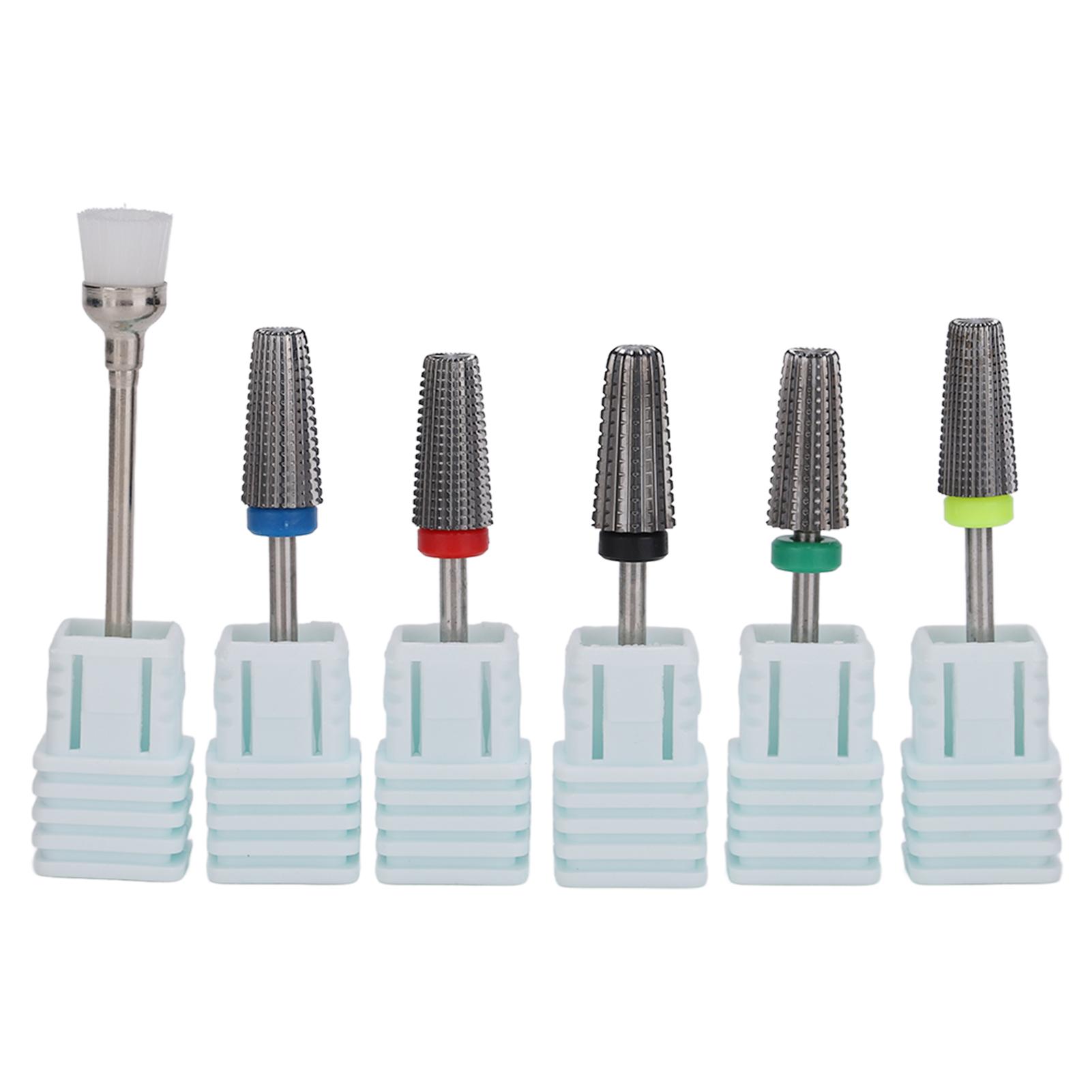 

Многофункциональные фрезы для ногтей из вольфрамовой стали 5 в 1 шлифовальная головка для полировки ногтей маникюр