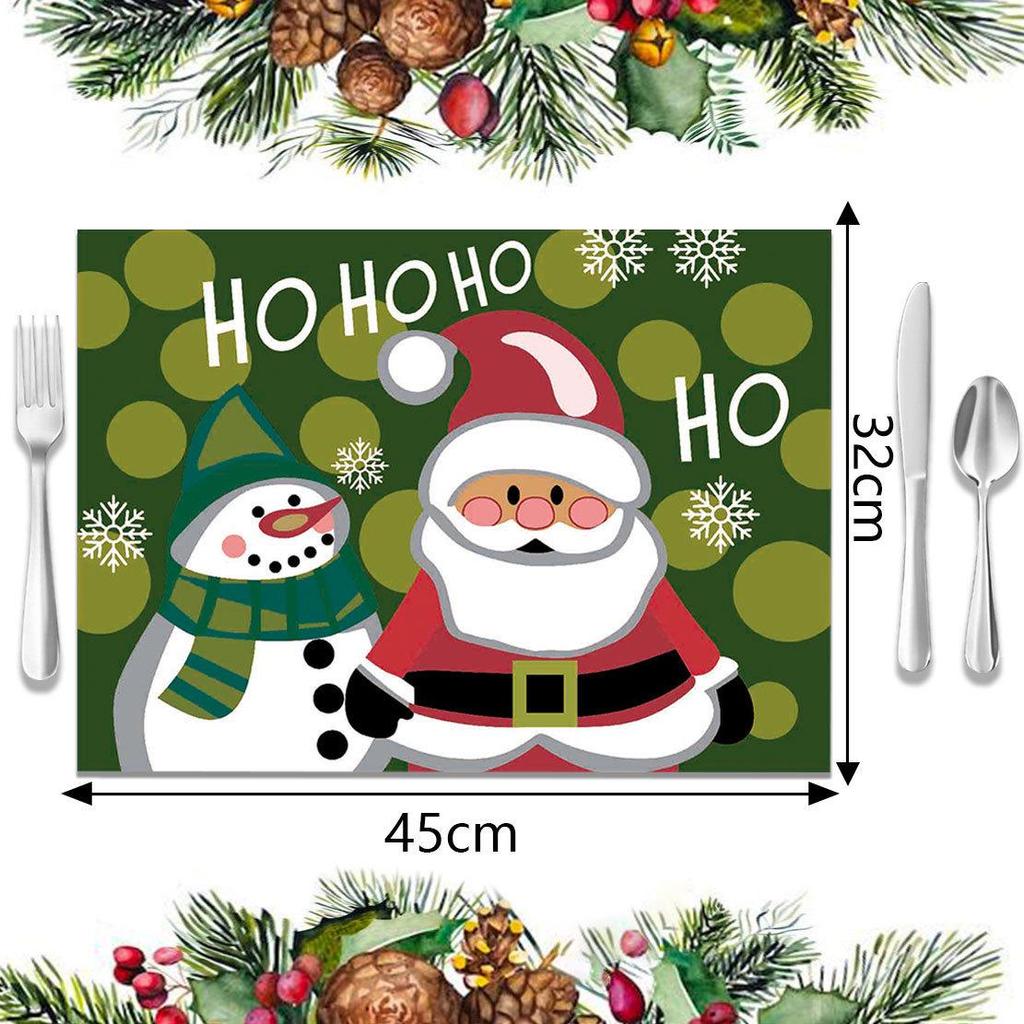 Bestselling Christmas Table Mat: Versatile Heat-Resistant Decorative Placemat
