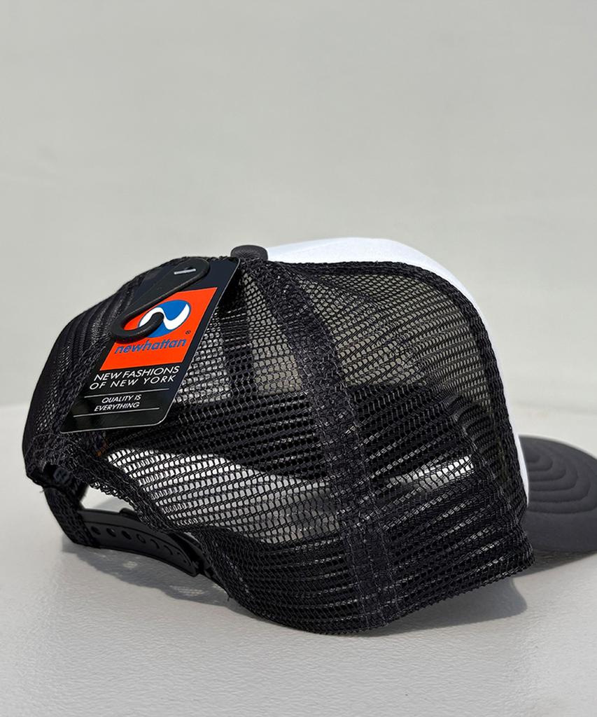 Nyuhaeteun Poly Mesh Cap (White/Charcoal)