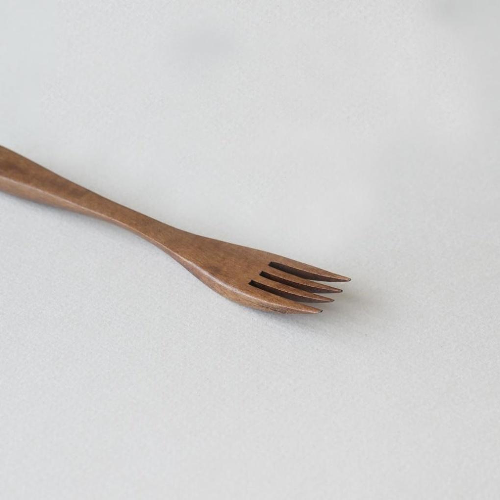 Romwood Palisander Trä Fruktgaffel