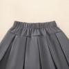 Academy Style Solid Pleated Skirt for Girls, Spring/Autumn Collection 2025