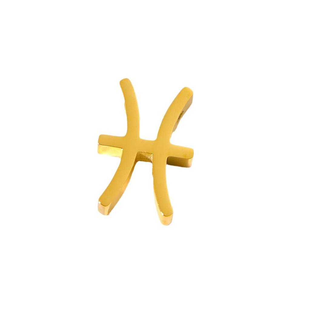 Twelve Constellations Stainless Steel Necklace Charm Set