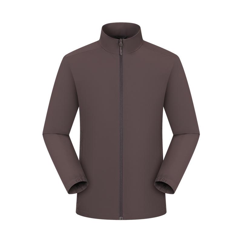 Herren-Jacke mit Stehkragen, schnelltrocknend - Atmungsaktiver Sonnenschutz für Frühling/Sommer, Business Casual