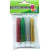 Paillettes - PW international - 4 tubes - Rouge Noël - Sèches - Multicolores