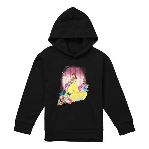 Beauty And The Beast Childrens/Kids Belle Flowers Window Hoodie