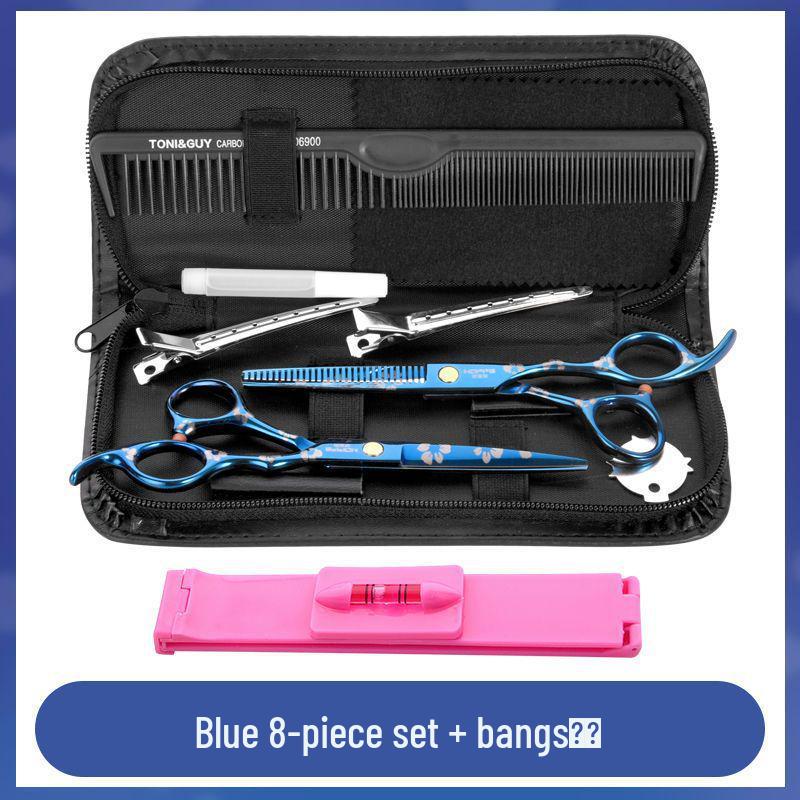 Professional Hairdressing Barber Scissors Set - Includes Flat and Thinning Scissors, Free Shipping