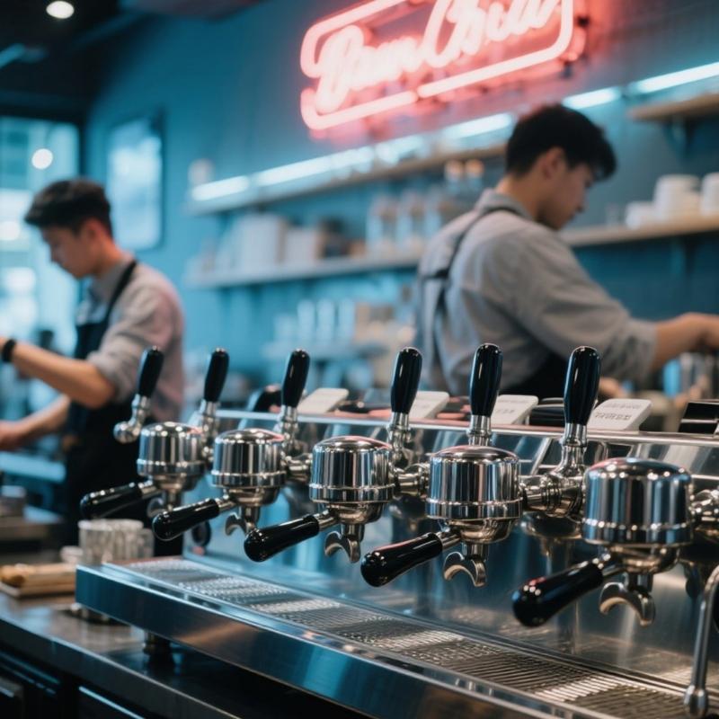 Compacts Storage Organizers For Coffee Bar Square 51-58mm Espresso Tamper Station Stand with Slide Out Drawer Design